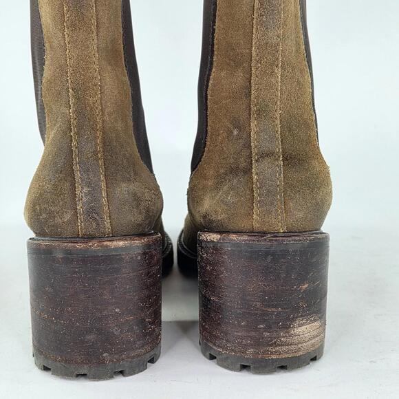 Thursday Women's Everyday Knockout Chelsea Boot US 9.5 Sude Block Heel Boots - Picture 11 of 15